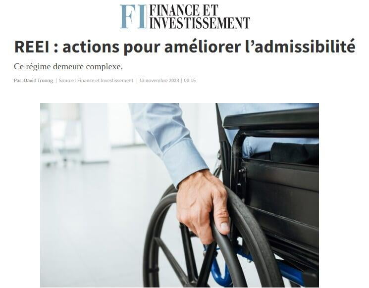 REEI : actions pour améliorer l'admissibilité